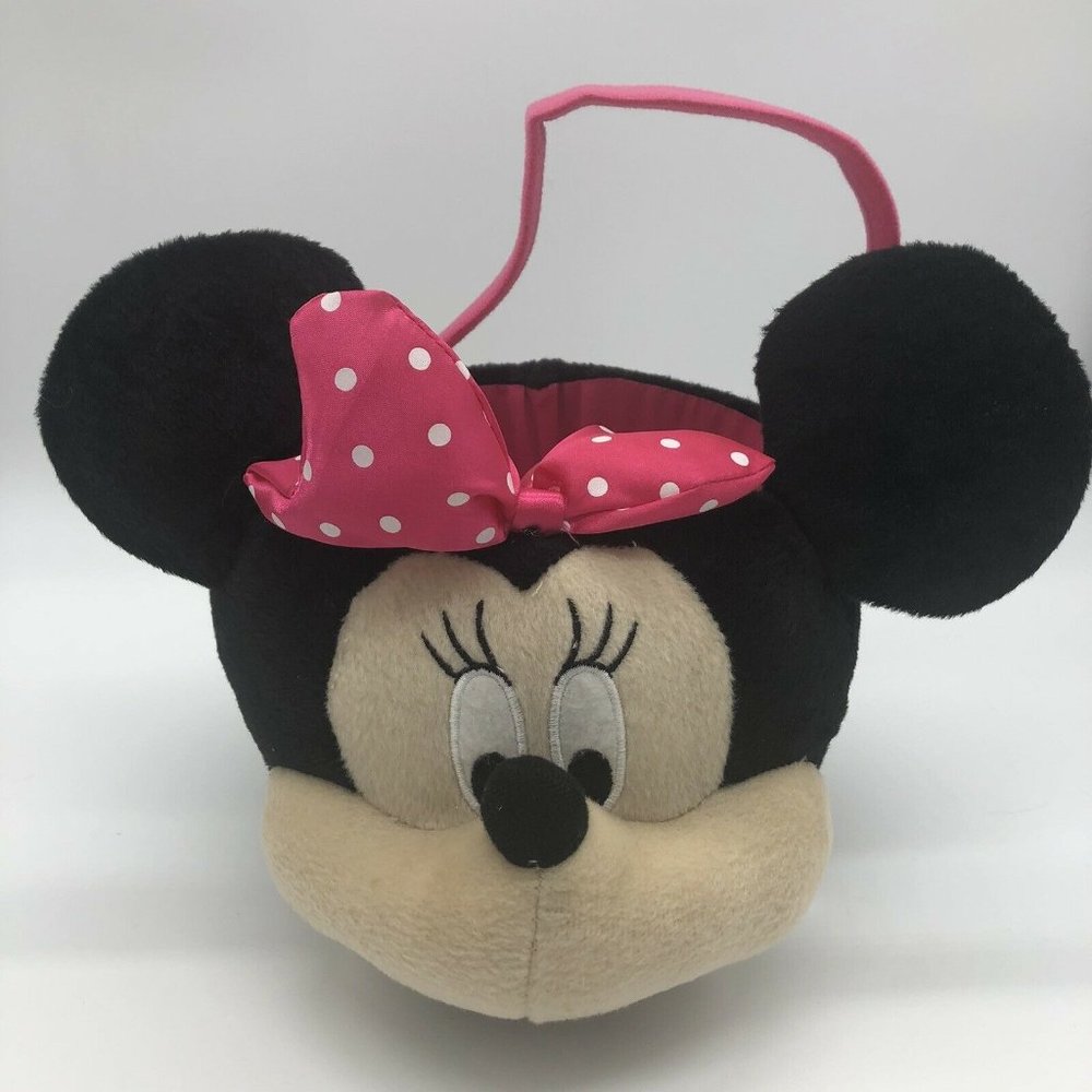 Disney Minnie Mouse Head Felt Treat/ Gift Bag Tote
